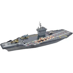 Battle Zone 31" Electronic Aircraft Carrier W/ 4 Fighters