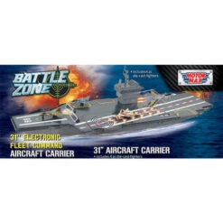 Battle Zone 31" Electronic Aircraft Carrier W/ 4 Fighters -Latestbuy ab2pfcl01 500c