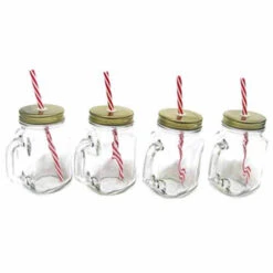 Avanti 4pc Mason Jar & Caddy Set 5 Avanti 4pc Mason Jar & Caddy Set -Latestbuy amjc 500c