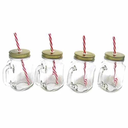 Avanti 4pc Mason Jar & Caddy Set 3 Avanti 4pc Mason Jar & Caddy Set - Image 3