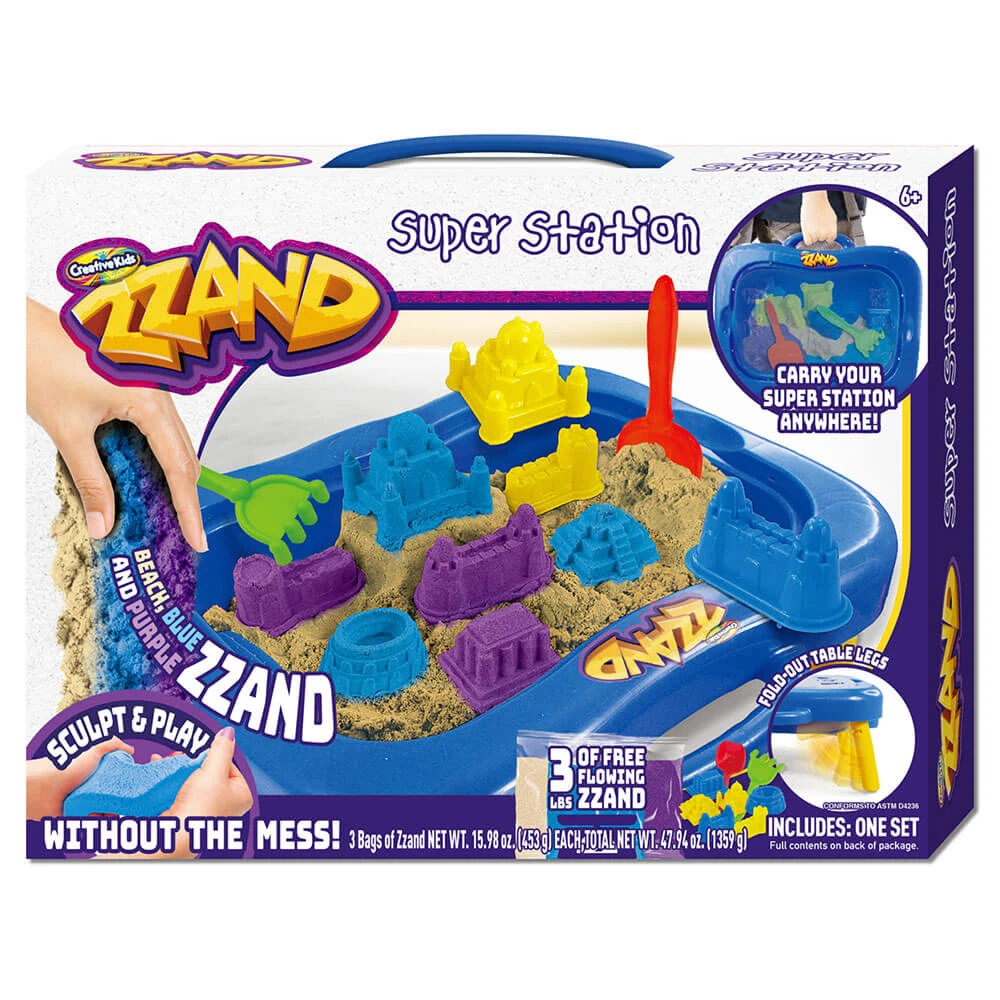 Zzand Super Station Sculpt & Play Set 1 Zzand Super Station Sculpt & Play Set
