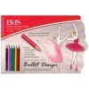 Ballet Design Folio With Pencils & Adhesive Appliques