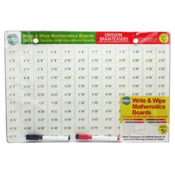 Write & Wipe Mathematics Boards Set Of 2