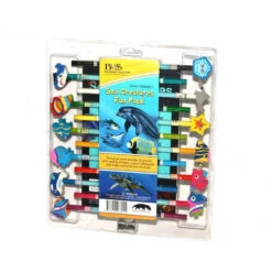 12 Pencils With Book And Sharpener (Sea Life)