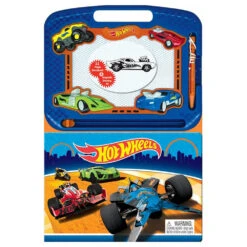 Hot Wheels Learning Book With Magnetic Drawing Pad