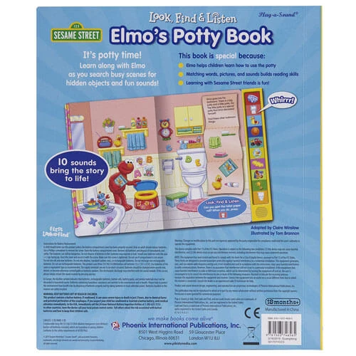Look, Find & Listen Elmo's Potty Book 3 Look, Find & Listen Elmo's Potty Book - Image 3