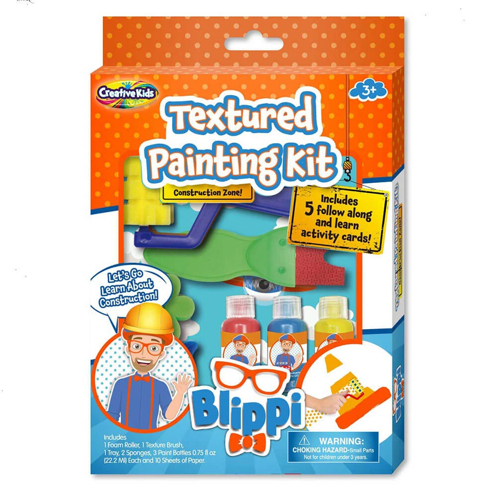 Blippi Textured Painting Kit 1 Blippi Textured Painting Kit