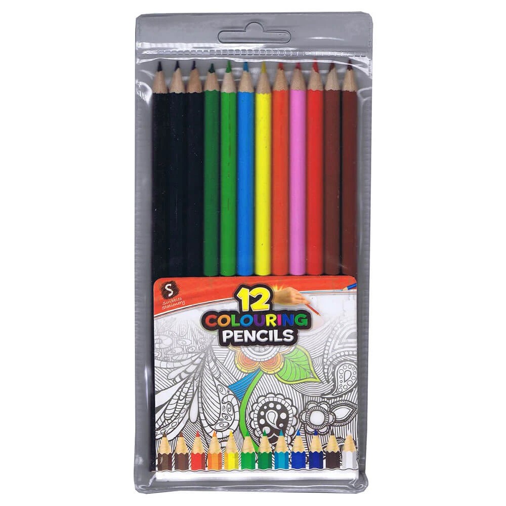 Scribbles 12 Colour Pencils Pack 1 Scribbles 12 Colour Pencils Pack