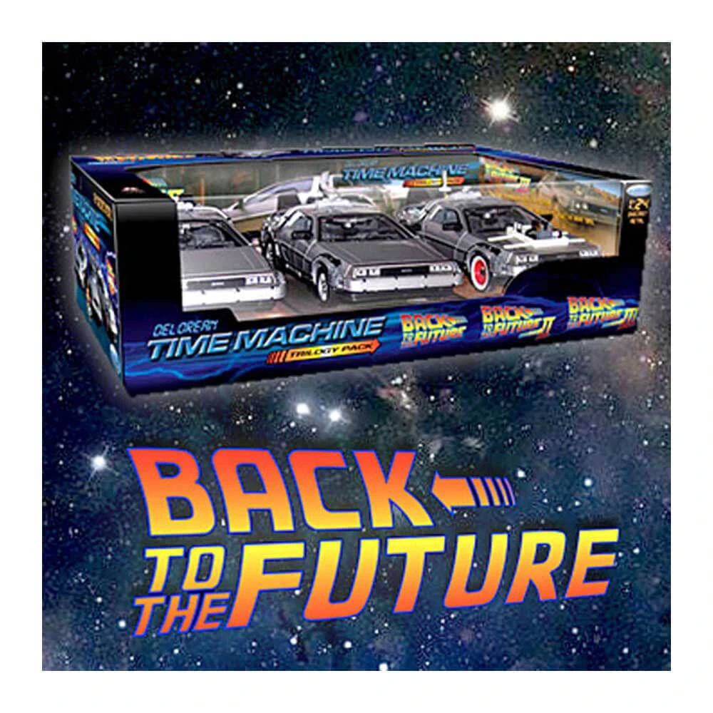 Back To The Future Delorean Trilogy Gift Set 1 Back To The Future Delorean Trilogy Gift Set