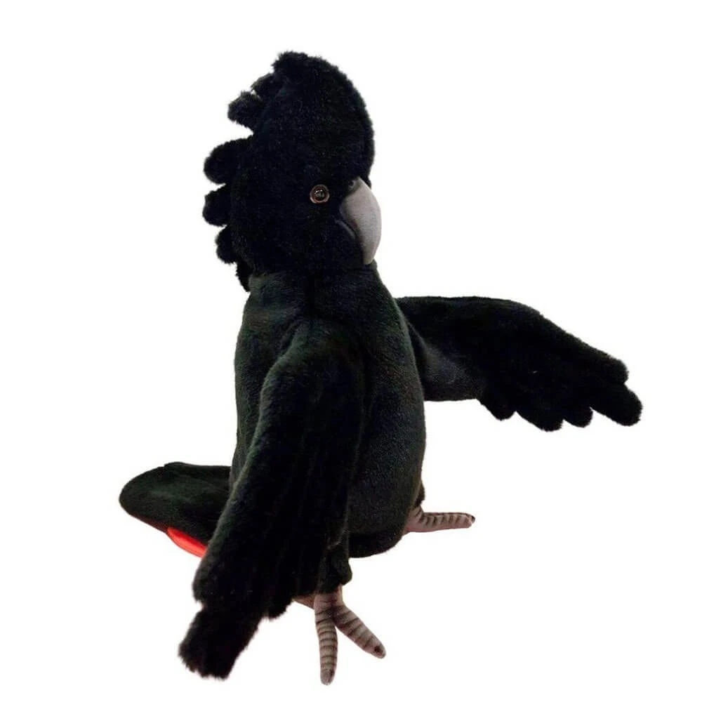 Red-Tailed Black Cockatoo Puppet (49cm H) 1 Red-Tailed Black Cockatoo Puppet (49cm H)