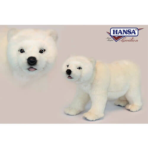 Walking Polar Bear Cub (40cm L) 2 Walking Polar Bear Cub (40cm L) - Image 2