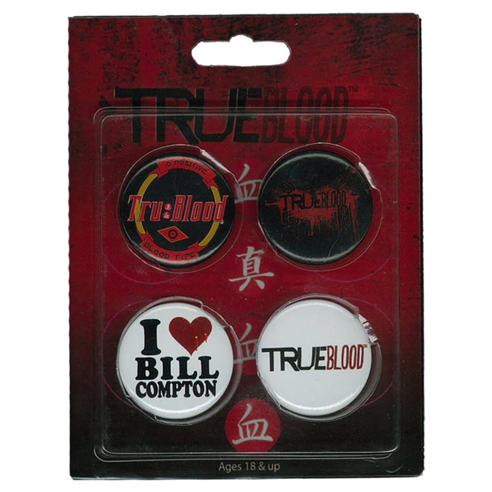 True Blood Pin Set Of 4 4 True Blood Pin Set Of 4 - Image 4