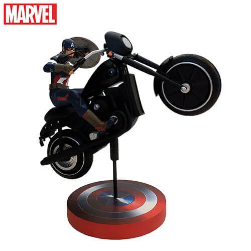 Avengers 2 Captain America Rides Premium Motion Statue 2 Avengers 2 Captain America Rides Premium Motion Statue - Image 2