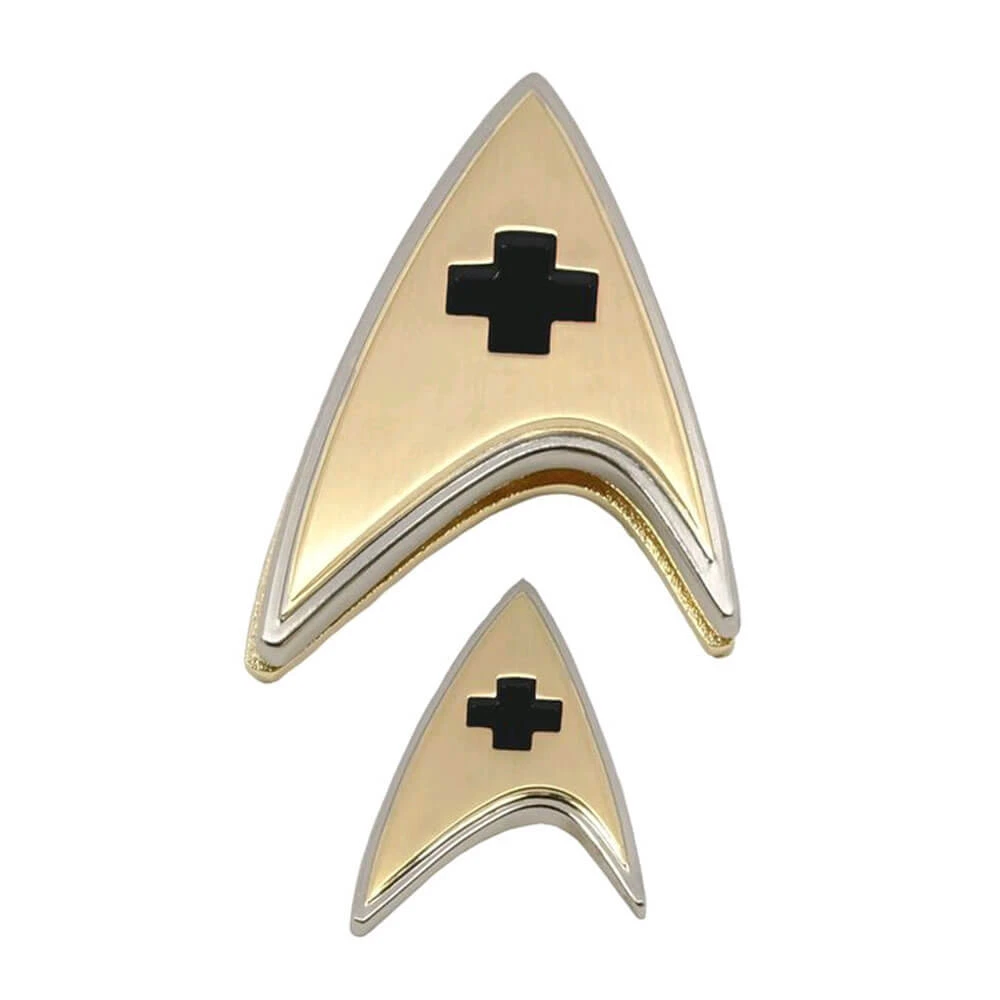 Star Trek Discovery Enterprise Medical Badge & Pin Set 1 Star Trek Discovery Enterprise Medical Badge & Pin Set