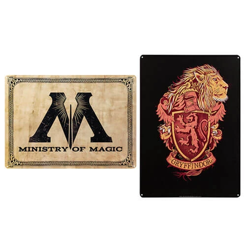 Harry Potter A3 Tin Sign 2 Harry Potter A3 Tin Sign - Image 2