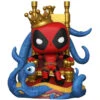 King Deadpool On Throne Metallic US Pop! Deluxe