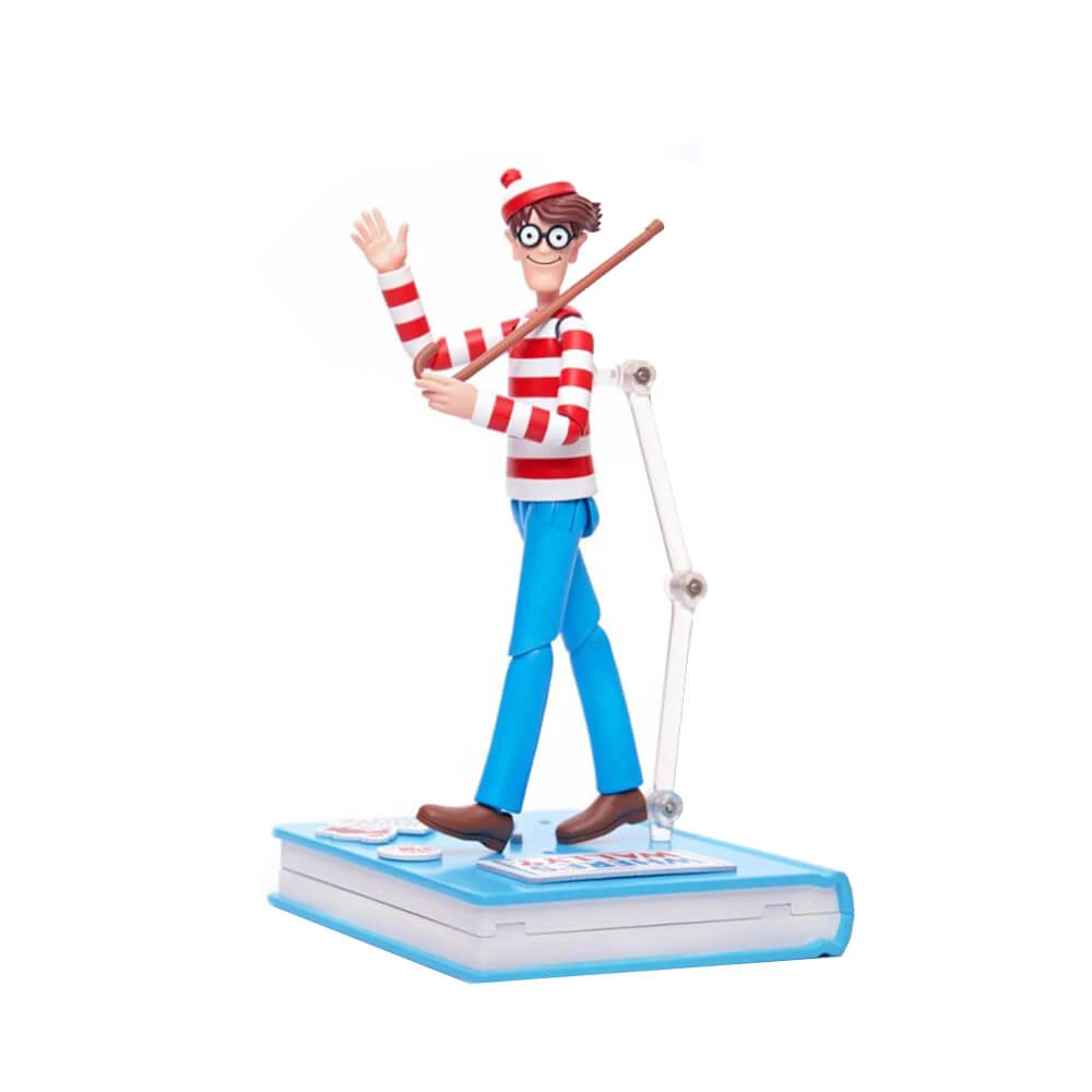 Where's Wally? Wally Deluxe 1:12 Scale 6" Action Figure 1 Where's Wally? Wally Deluxe 1:12 Scale 6" Action Figure