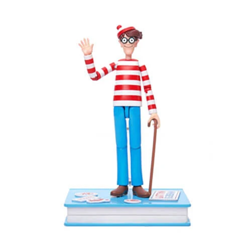 Where's Wally? Wally Deluxe 1:12 Scale 6" Action Figure 2 Where's Wally? Wally Deluxe 1:12 Scale 6" Action Figure - Image 2