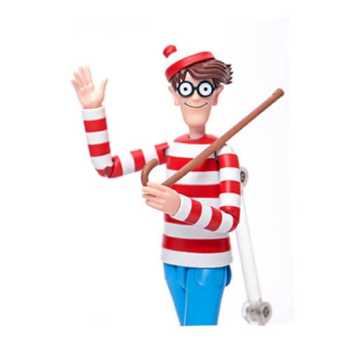 Where's Wally? Wally Deluxe 1:12 Scale 6" Action Figure 3 Where's Wally? Wally Deluxe 1:12 Scale 6" Action Figure - Image 3