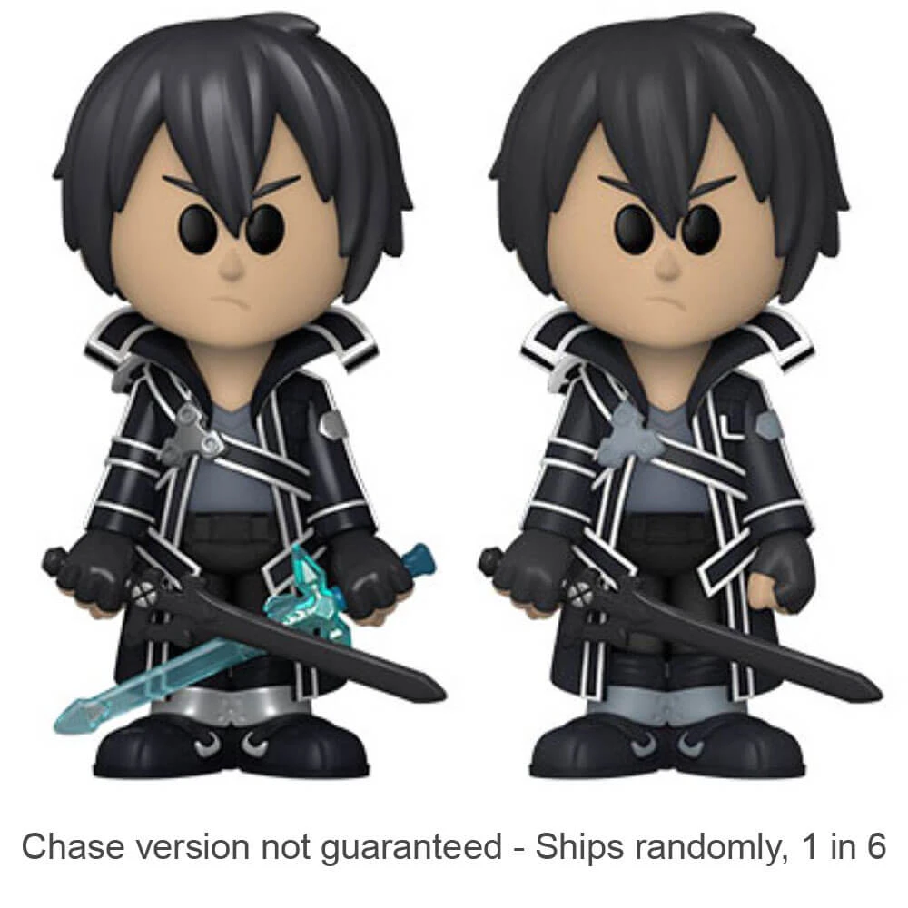 Sword Art Online Kirito Vinyl Soda Chase Ships 1 In 6 1 Sword Art Online Kirito Vinyl Soda Chase Ships 1 In 6