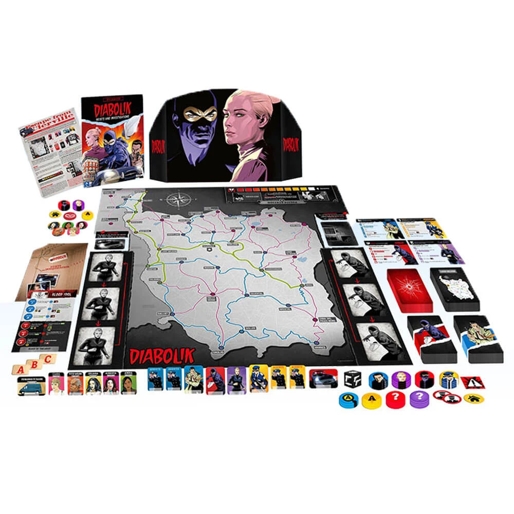 Diabolik Heists And Investigations Board Game 1 Diabolik Heists And Investigations Board Game