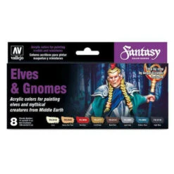 Vallejo Fantasy Color Series Elves & Gnomes Set Of 8 5 Vallejo Fantasy Color Series Elves & Gnomes Set Of 8 -Latestbuy lp1nfqg01 500c