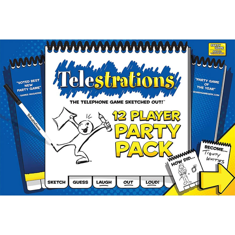 Telestrations 12 Player Board Game Party Pack 1 Telestrations 12 Player Board Game Party Pack