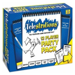 Telestrations 12 Player Board Game Party Pack 5 Telestrations 12 Player Board Game Party Pack -Latestbuy lp1tplr01 500c