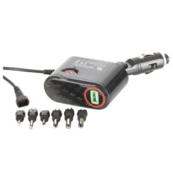 12VDC 3A Car Power Adaptor W/ USB Outlet