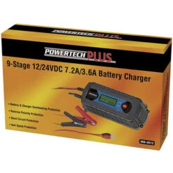 12V 7.2A/24V 3.6A 9 State Battery Charger -Latestbuy tb117301 500c