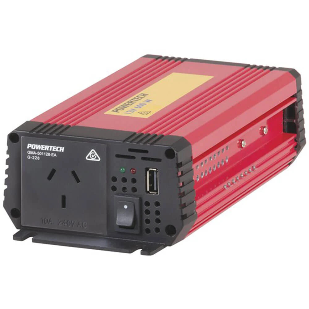 12VDC To 240VAC Modified Sinewave Inverter W/ USB 5 12VDC To 240VAC Modified Sinewave Inverter W/ USB - Image 5