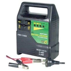 6V & 12V Heavy Duty 8A Car Battery Charger W/ Trickle Charge