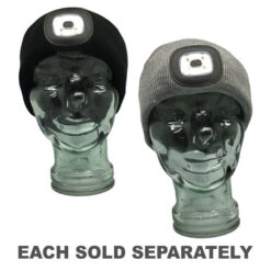 Beanie W/ Rechargeable LED Head Lamp