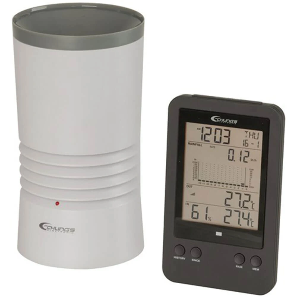 Digital Rain Gauge W/ Temperature 1 Digital Rain Gauge W/ Temperature
