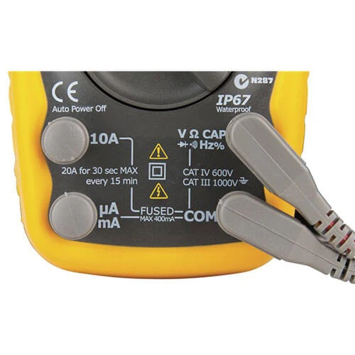 IP67 True RMS Autoranging Cat IV Digital MultiMeter 2 IP67 True RMS Autoranging Cat IV Digital MultiMeter - Image 2