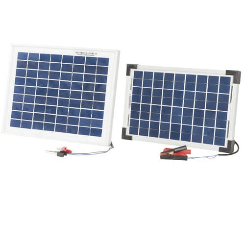 12V Monocrystalline Solar Panel With Clips/Lead 2 12V Monocrystalline Solar Panel With Clips/Lead - Image 2