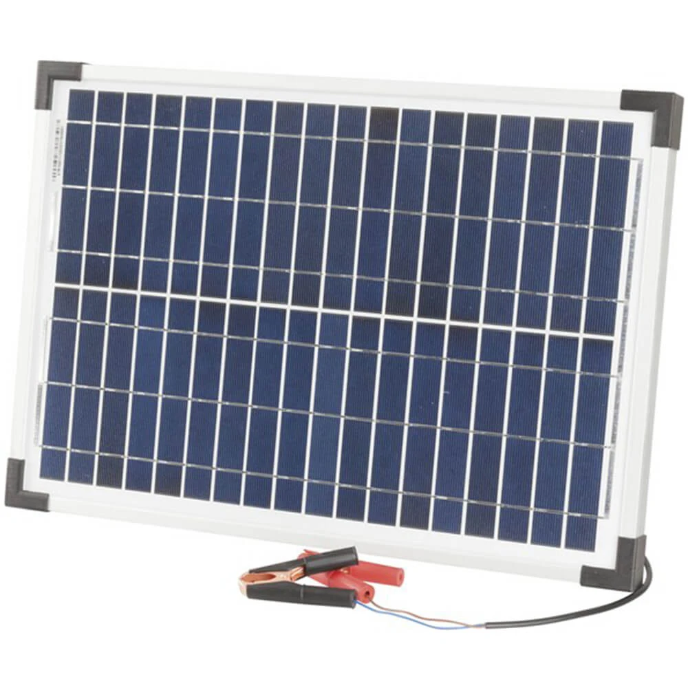 12V Monocrystalline Solar Panel With Clips/Lead 4 12V Monocrystalline Solar Panel With Clips/Lead - Image 4