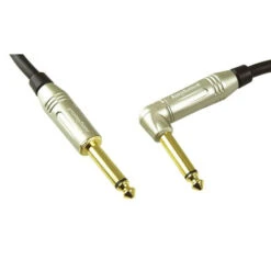 6m Amphenol 6.5mm Jack Plugs 1x Right Angle For Instruments