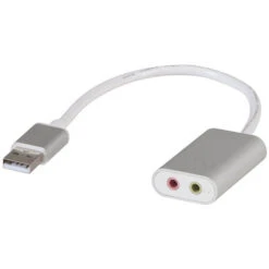 3.5mm Audio And Mic Converter USB 2.0