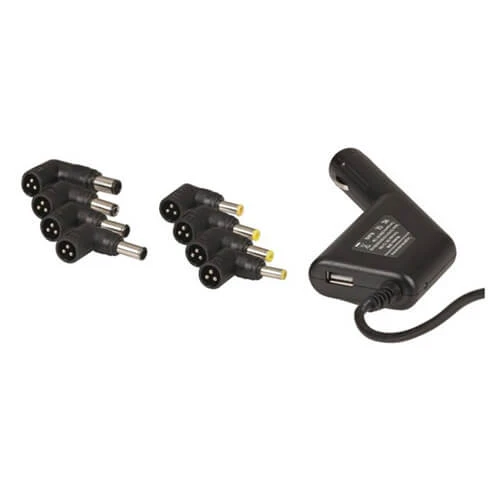 Car Laptop Power Supply W/ USB (15V-20V Output 90W) 2 Car Laptop Power Supply W/ USB (15V-20V Output 90W) - Image 2