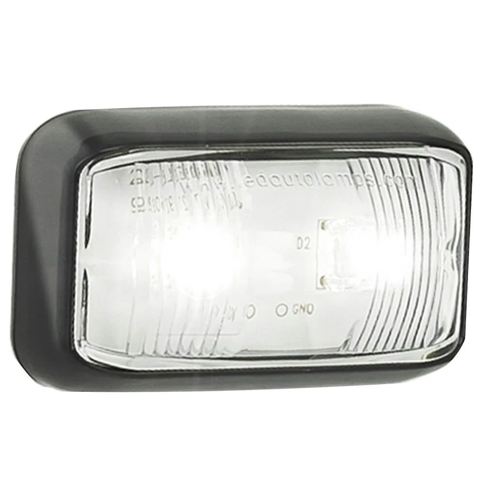 White Vehicle Clearance Lights Trailers & Caravans (12/24V) 1 White Vehicle Clearance Lights Trailers & Caravans (12/24V)