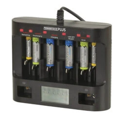 Universal Fast Charger W/ LCD & USB Outlet (Ni-MH Or Ni-Cd)