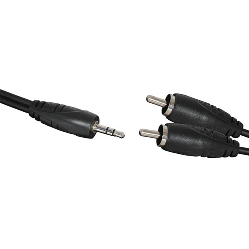 3.5mm Stereo Plug To 2 RCA Plugs Audio Cable (1.5m) 1 3.5mm Stereo Plug To 2 RCA Plugs Audio Cable (1.5m)