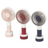 Personal Rechargeable Portable Fan W/ 3 Speed And LED Light