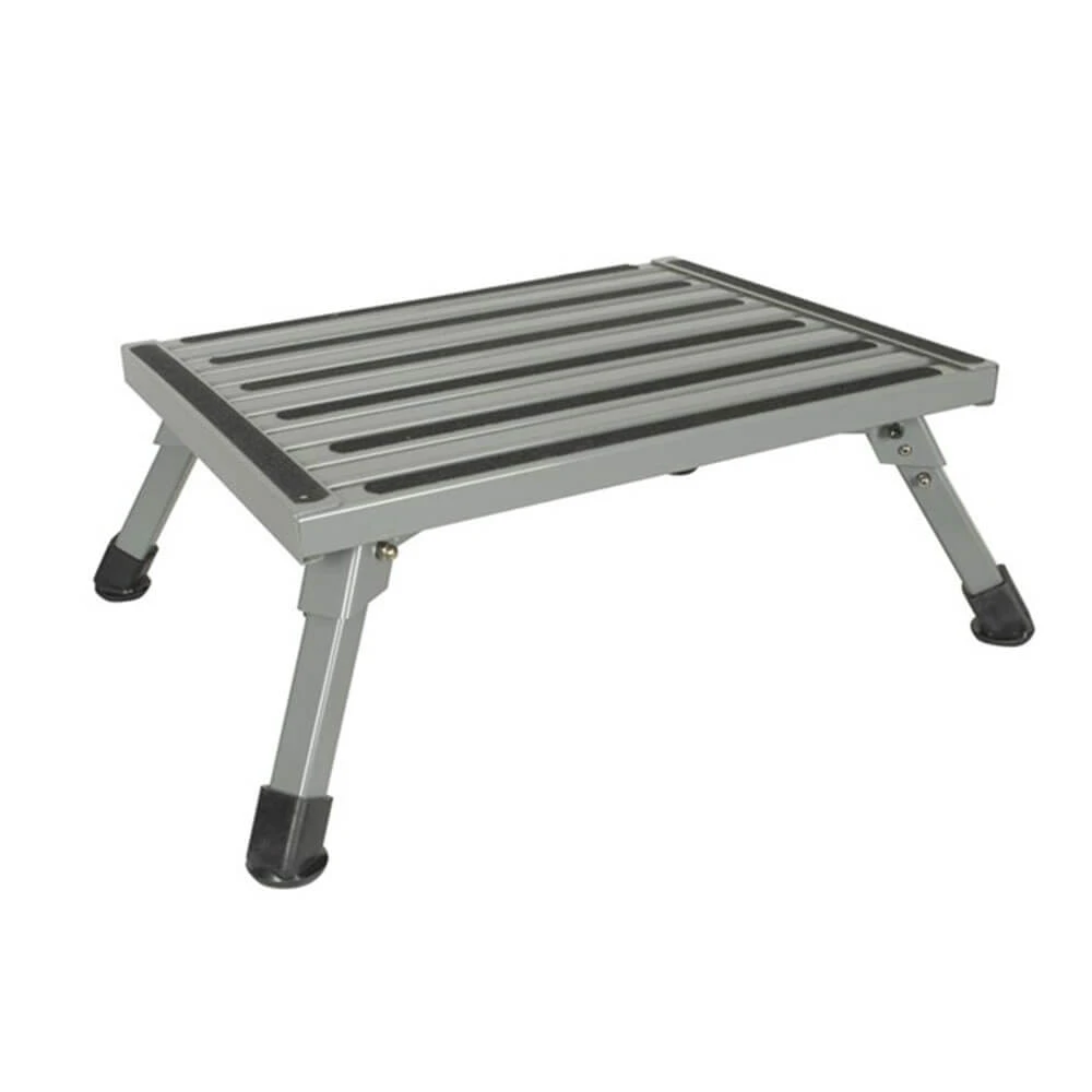 Aluminium Folding Step For RV's And Car (150kg) 1 Aluminium Folding Step For RV's And Car (150kg)