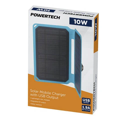 10W Solar Mobile Charger With USB Output And 1m Cable 3 10W Solar Mobile Charger With USB Output And 1m Cable - Image 3