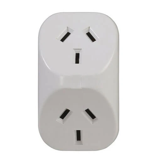 Mains Double Adaptor (Standard) 2 Mains Double Adaptor (Standard) - Image 2