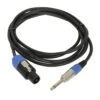 6.5mm Mono Jack Plug To Speakon Audio Cable (3m)