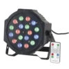 RGB LED Stage Light With Colour Controller (18 X 1W)