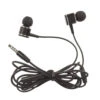 Aluminium Earphones Stereo 3.5mm W/ Mic/Vol Control (Black)
